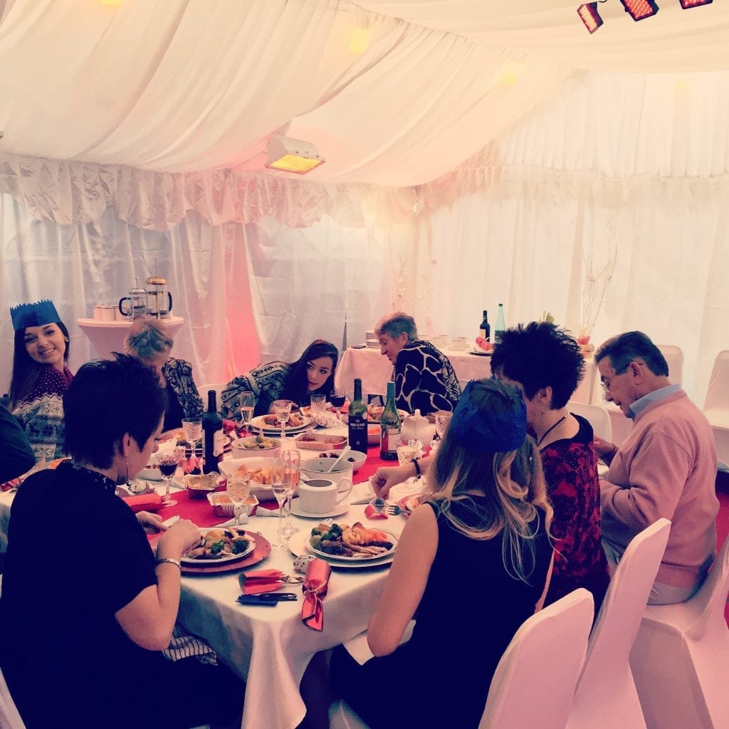 2014 Christmas in a marquee